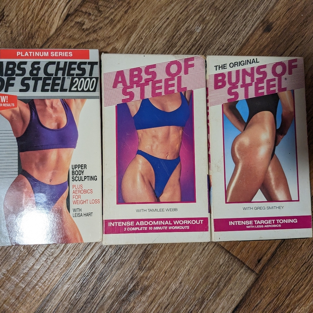 Abs of Steel chest of steel 2000 intense abdominal workout target toning VHS